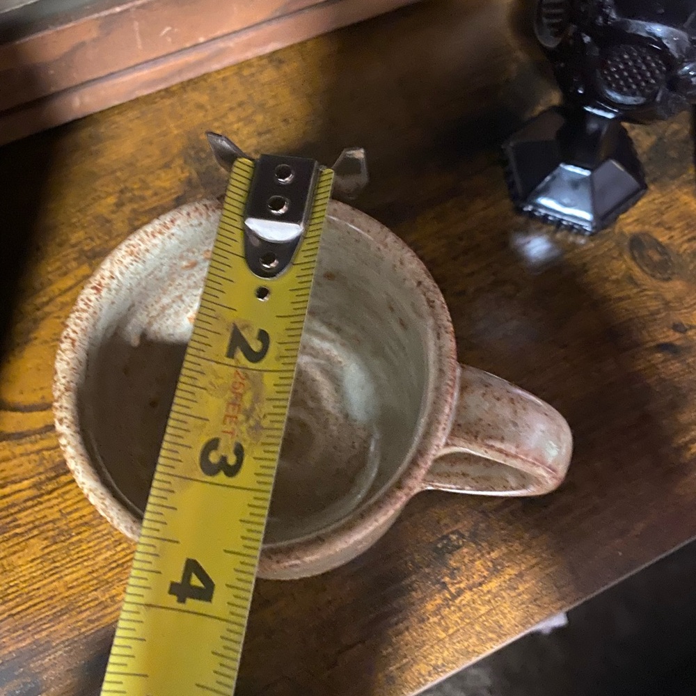 Rustic Ceramic Mug with Embossed Design - Picture 7 of 7